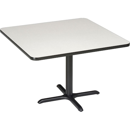 Interion By Global Industrial Dining Table, 36 in W, 36 in L, 29 in H 695674GY